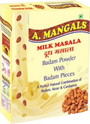 A.Mangals Milk Masala Badam Powder with Badam Pieces 500g