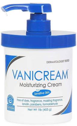 Vanicream Moisturizing Cream with Pump White Fragrance Free