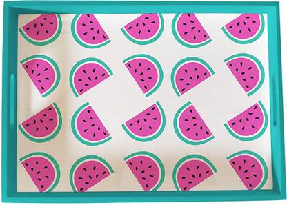 Brahma Design Watermelon Kitchen Dining Serving and Desk Rectangular Tray