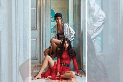 International Model Saffron Vadher Poster|Model Poster|Poster For Studio,Hostel, Dorms|Decorative Poster|Interior Décor Item|Wall Poster|High Resolution 300 GSM Paper Paper Print