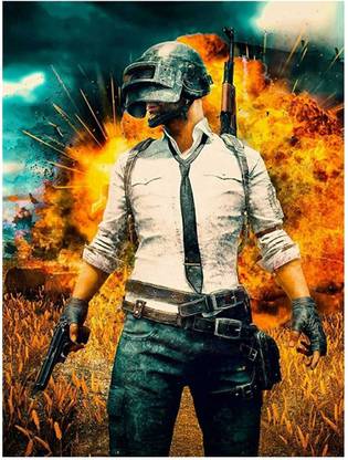 Pubg Game Poster Paper Print Fine Art Print