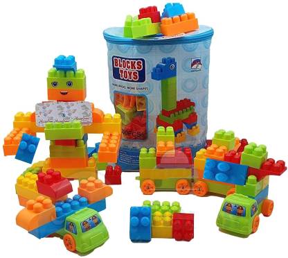 TamBoora 100 PCS Baby Building Blocks Brain Building Creative Learning Educational Toy