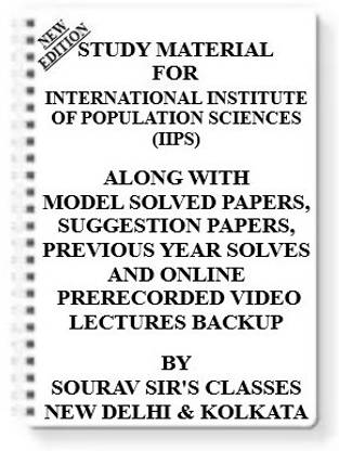 Study Notes Material On International Institute Of Population Sciences (Iips) For 2021-2022 With Model Question Papers + Topicwise Analysis + Mcq Questions + Special Practice Set