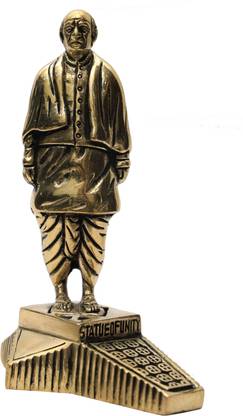 B H A R A T H A A T Brass Sardar Vallabhbhai Patel Model (4 x 2.5 x 6 inches) Decorative Showpiece  -  15.24 cm