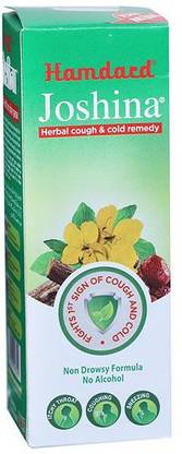 Hamdard Joshina Herbal Cough & Cold Remedy, Provide Effective relief from Cough and Sore throat(NO Alcohol)-100ml (PO-4)