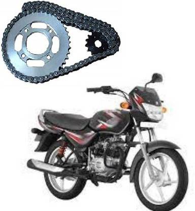 DRIVEPLUS CHAIN SPROCKET SET BAJAJ CT100 DELUXE NEW (JAN06 ONWARD) 42 Teeth Sprocket