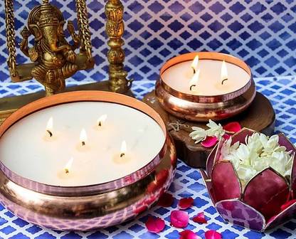 Melted Infinity Candle Urlis (Jasmine) Candle
