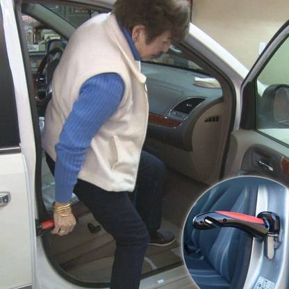 PAVITYAKSH Car Door Handle Support Portable Grab Bar for Physically Challenged Old People Car Grab handle