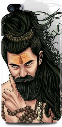 FIKORA Back Cover for APPLE iPhone 5, Mahakal Om Shiv Shiv ji Bholenath Angry Shiv Damru Man Lord Shiva