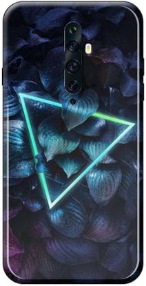 Print Guruji Back Cover for Oppo Reno 2Z/Oppo Reno 2F - Triangle Designer 3D Printed Case