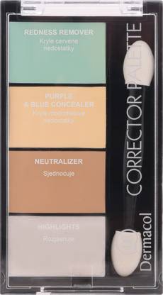Dermacol 4 Color Corrector Palette Concealer