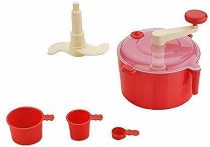 KNK Automatic Atta Roti Dough Maker- for Home Tool - Atta Maker, Atta Machine, Atta Chakki 3 in 1 for Kitchen, Atta Maker Hand Machine (MULTICOLOR) Plastic Detachable Dough Maker