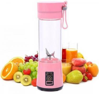 NITYA ENTERPRISE Plastic 6 Blade Portable Electric USB Juicer Bottle Blender Drink Bottle Cup Juice Maker Machine Color 2000 Juicer Mixer Grinder Hand Juicer