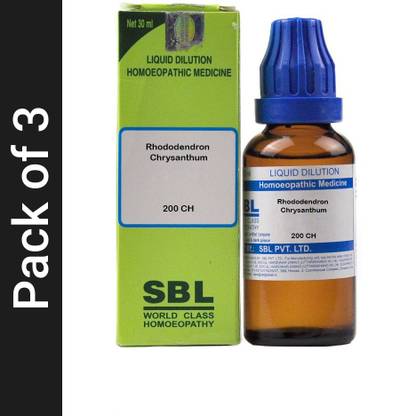 SBL Rhododendron Chrysanthum 200 CH Dilution