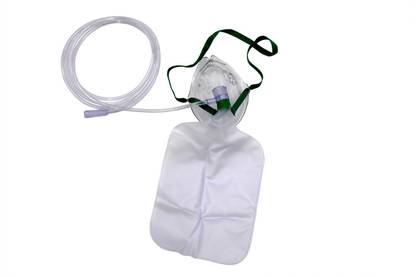 Cityhealth Oxygen High Mask for high oxygen concentration Non rebreathable Bag for Patients Home Care