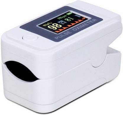 Care4u COMBO Mp-004, Digital Fingertip Oximeter With Oxygen Saturation, Heart Rate & Perfusion Index Pulse Oximeter (White) Pulse Oximeter