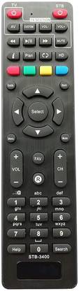 BhalTech STB-3400 Set Top Box Compatible for  Hathway Remote Controller