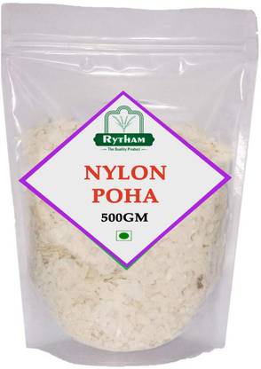 RYTHAM Regular Nylon Poha/chidva/Flattened Rice/Atukulu/Avalakki) Poha (Long Grain, Raw)