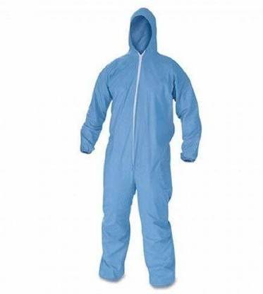 RXSHOPY Blue PPE Medical Disposable Reusable Coverall Suits for Ward/Hospital/Laboratory/Factory Safety Jacket