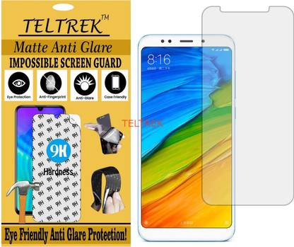 TELTREK Tempered Glass Guard for XIAOMI REDMI 5 PLUS (Matte Flexible Shatterproof)