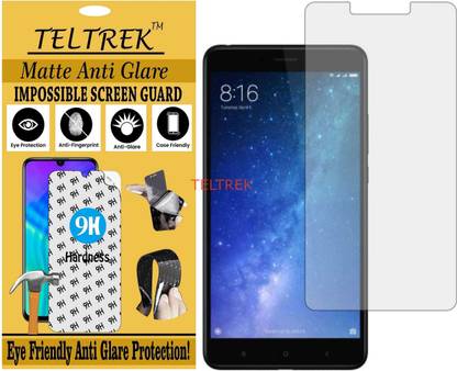 TELTREK Tempered Glass Guard for XIAOMI MI MAX 2 (Matte Flexible Shatterproof)