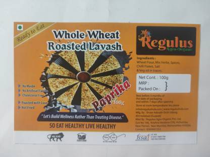 regulus Roasted Paprika Lavash