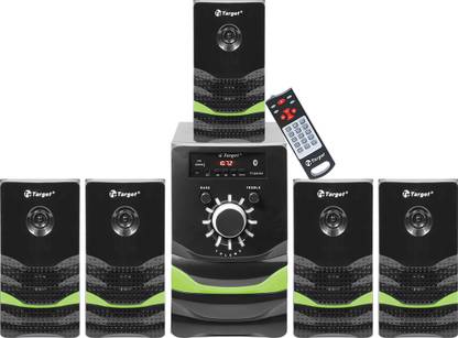 Target TT-D5162 FM-UM-BT 5.1 Channel Multimedia Speakers 5.25" SUBWOOFERS 155 W Bluetooth Home Theatre