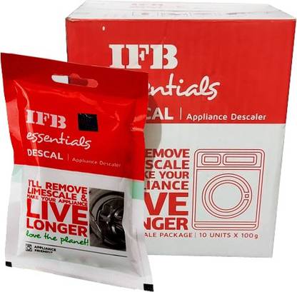 IFB Essentials Descal Appliance Descaler – 10 Pkts in 1 Box Detergent Powder