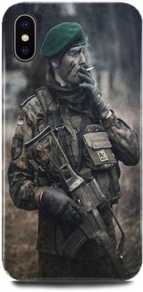 Dimora Back Cover for APPLE iPhone X, indian army soldier Army Uniform Military Como Comoflage Dress code