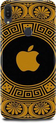 FIKORA Back Cover for ASUS Zenfone Max Pro M2, app le Logo app le Sign app le Embolem colourful app le Blue app le