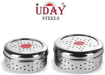 UDAY STEELS Steel Sprout Maker  - 800 ml, 600 ml