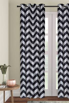 Home Sizzler 214 cm (7 ft) Polyester Semi Transparent Door Curtain Single Curtain