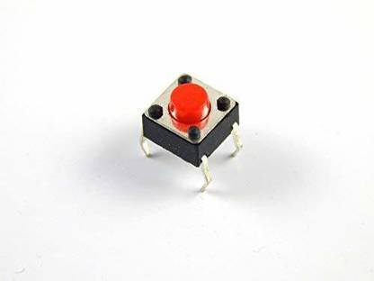 gobagee Tactile Switch micro Push to ON button Set of 10Pcs For DIY Projects - Push Button Switches -Tactile Switch Button -Tactile Push Button Switch Interconnect Electronic Hobby Kit