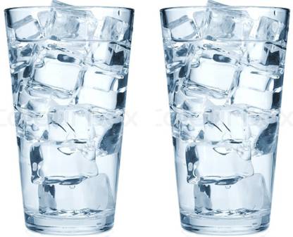GLAMOROUS (Pack of 2) FHS16 Glass Water/Juice Glass