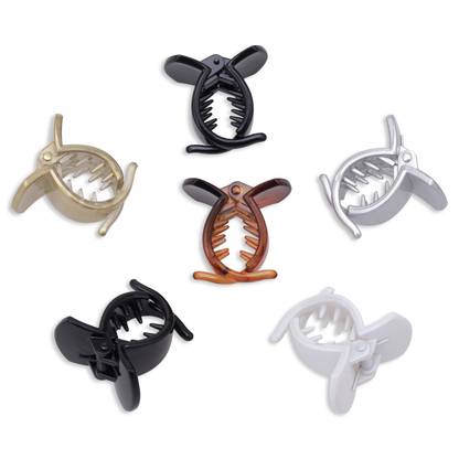 Sukkhi Stunning Butterfly Hair Clip Hair Accessories for Women and Girl (Pack of 6) (Size : M) Hair Claw