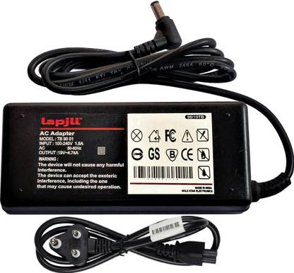 LAPJII Charger Compatible for TOSHIBA PORTEGE Z835, Z930, Z935 Laptops of 19V,4.74A, Watts 90 W Adapter