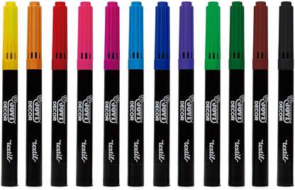 Jovi Decor Fabric Textile Marker, 4.8mm Brush Tip Pen