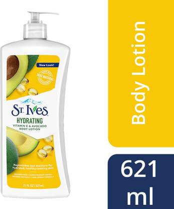 ST.IVES Hydrating Vitamin E & Avocado Body Lotion | 100% Natural Extracts 621ml