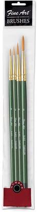 Fine Art Painting Round Shape Brushes Tr-4 Code (S-412)(Sizes: 0,2,4,6)