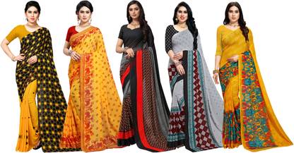 Printed Daily Wear Georgette Saree