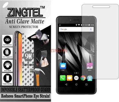 ZINGTEL Tempered Glass Guard for MICROMAX CANVAS EVOK E483 (Matte Flexible Shatterproof)