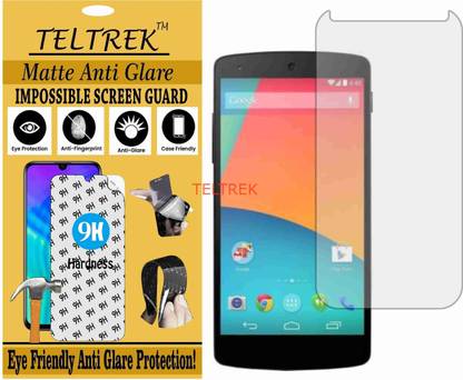 TELTREK Tempered Glass Guard for LG NEXUS 5 (Matte Flexible Shatterproof)