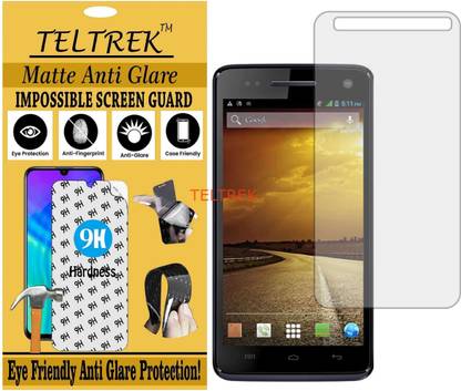 TELTREK Tempered Glass Guard for MICROMAX CANVAS 2 COLORS A120 (Matte Flexible Shatterproof)