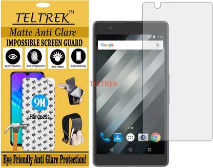 TELTREK Tempered Glass Guard for MICROMAX YU6000 (YUREKA NOTE) 2018 (Matte Flexible Shatterproof)