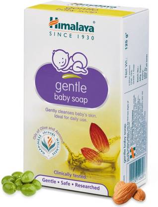 HIMALAYA Gentle Baby Soap, 125gm (Pack Of 5)