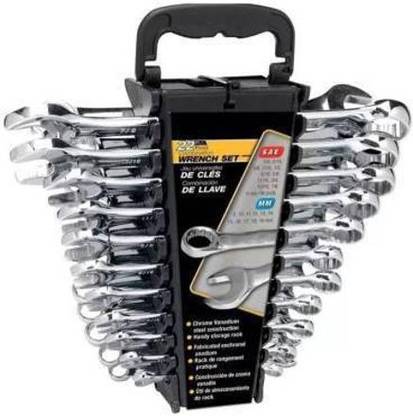Ashma High Quality 12 pc combination wrench set Double Sided Combination Wrench