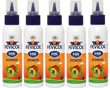 Pidilite Fevicol Mr Squeeze Bottle 105gm Pack of 5 Adhesive