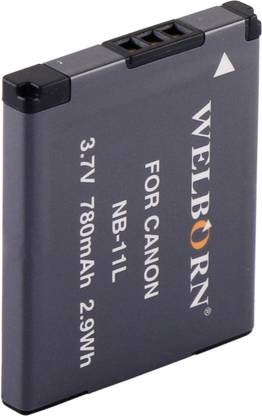 WELBORN NB-11L Rechargeable  Pack compatible with Canon Digital IXUS 125HS,132,135,140,145,150,155,160,165,170,175,180,185,190,240HS,265HS,275HS,285HS| Power Shot EPLH 110HS,115 IS,120 IS ,130IS,135,140 IS,150 IS,160,170IS,180,190IS,320HS,340HS,350HS,360HS | Power Shot A2300 ,A2400 IS ,A2500,A2600,A3400 IS,A3500 IS,A4000 IS,SX400 IS , SX410 IS , SX420 IS ,SX430 IS |Canon Camera  Battery