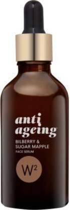 W2 Anti Ageing Face Serum with Bilberry & Sugar Mapple, Paraben free