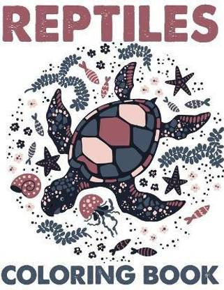 Reptiles Coloring Book